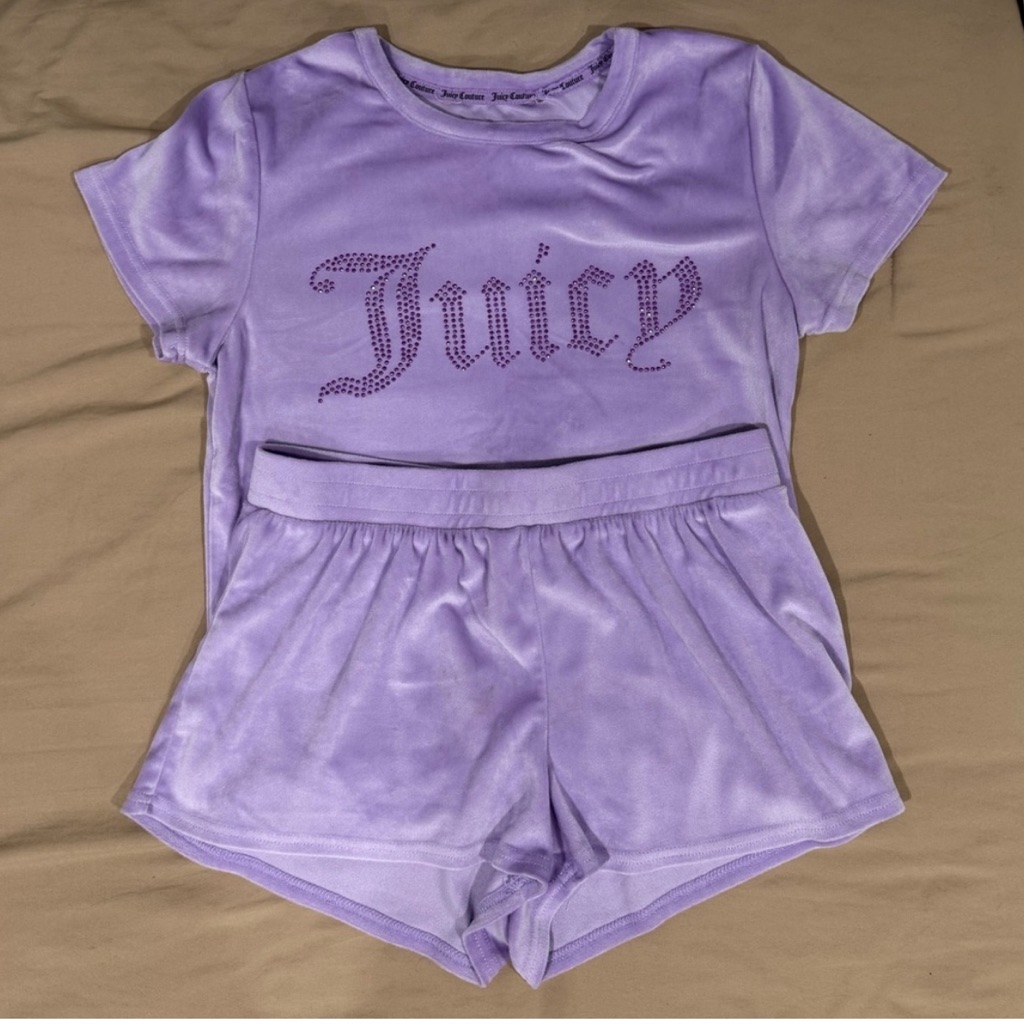 Nwot!Juicy Couture Velour Pajama Set!Sz M!